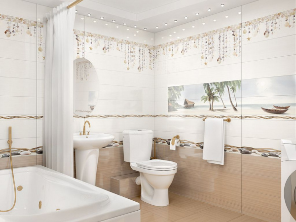 На фото Плитка AILAND (Alma Ceramica)