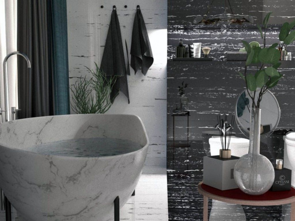 На фото Плитка 60*120 (Letera)