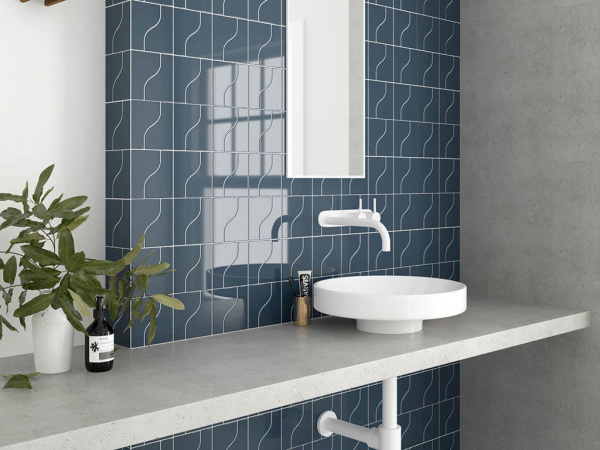 На фото Плитка CURVE (Equipe Ceramicas)