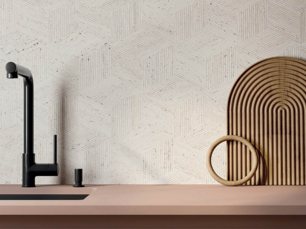 На фото Плитка SENSI ROMA (ABK Ceramiche)