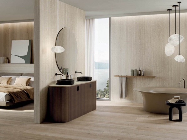 На фото Плитка SENSI ROMA (ABK Ceramiche)