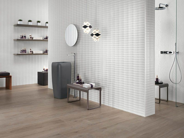 На фото Плитка 3D WALL (Atlas Concorde Италия)