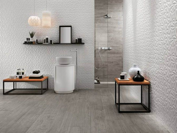 На фото Плитка 3D WALL (Atlas Concorde Италия)