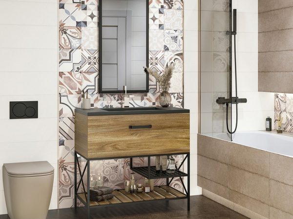 На фото Плитка COSTA RICA (Alma Ceramica)