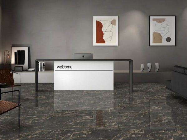 На фото Плитка 60x120 (Ocean Ceramic)