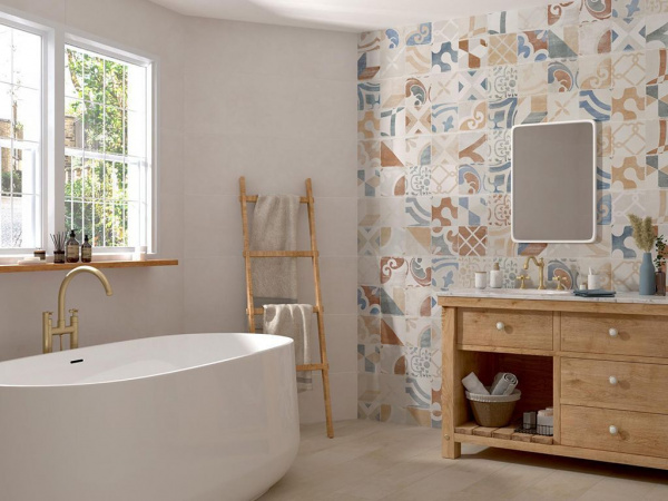 На фото Плитка AGERI/TREND/CR.CELLINI/HEX (Pamesa)