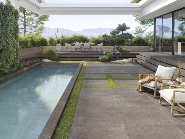 На фото Плитка CEMENT STONE (Sanchis Home)