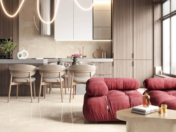 На фото Плитка 60*120 (LAPARET ИНДИЯ)