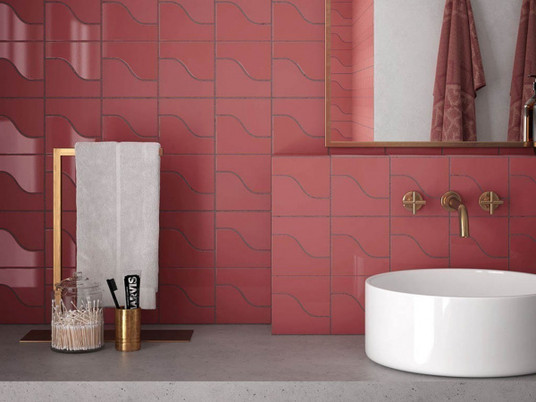 На фото Плитка CURVE (Equipe Ceramicas)