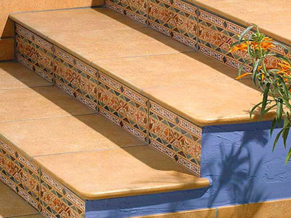 На фото Ступени для крыльца VEGA (Exagres)