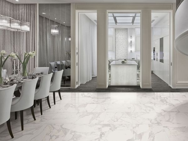 На фото Плитка CALACATTA (Vallelunga Ceramica)