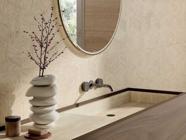 На фото Плитка SENSI ROMA (ABK Ceramiche)