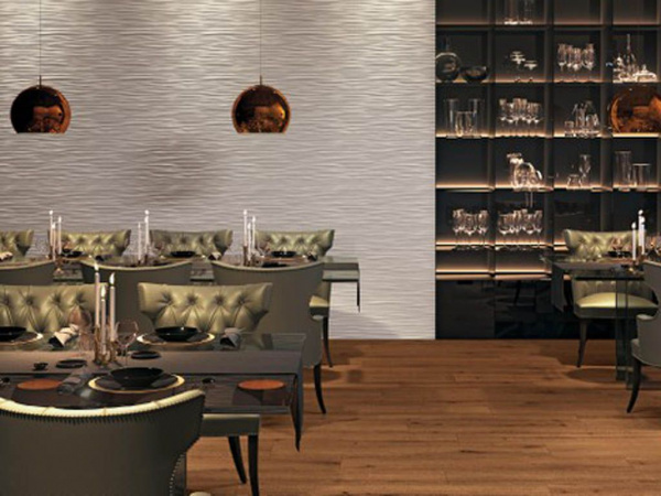 На фото Плитка 3D WHITE WALL (Atlas Concorde)