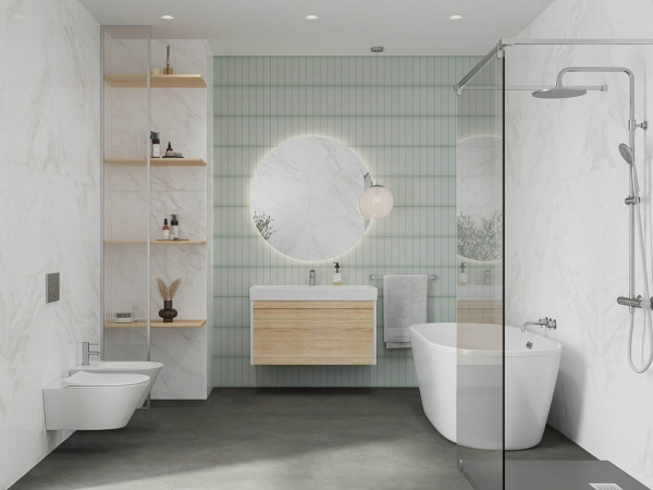 На фото Плитка AQUARELLE (Creto)