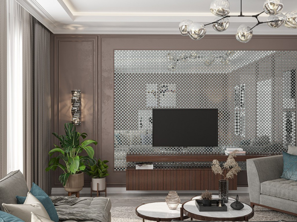 На фото Мозаика ЗЕРКАЛЬНАЯ МОЗАИКА (ДСТ)