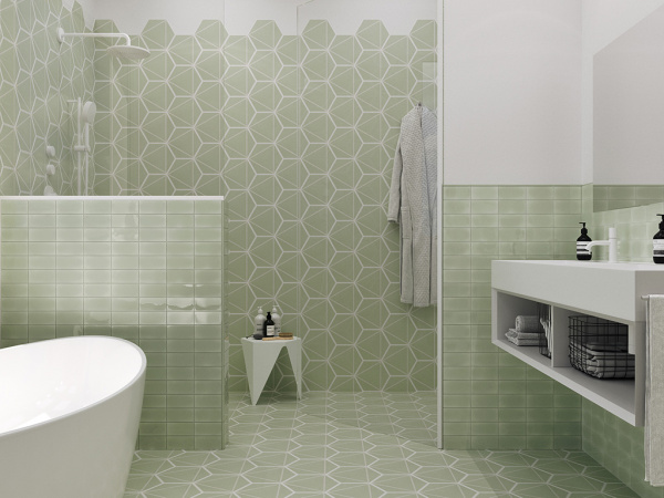 На фото Плитка  FANCY (DNA Tiles)