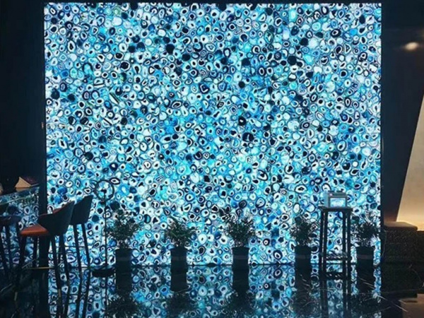 Керамогранит  AGATE BLUE (Moreroom) На фото Плитка AGATE BLUE (Moreroom)