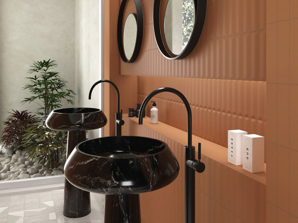 На фото Плитка THREE-D (APE Ceramica)