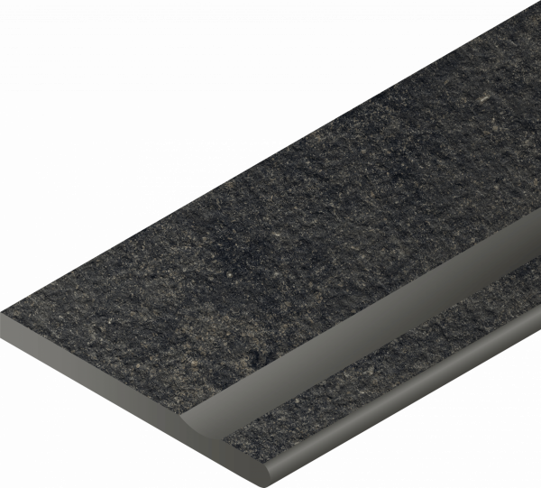 Блэк Бортик 30X60 С Выемкой Закругленный Правый