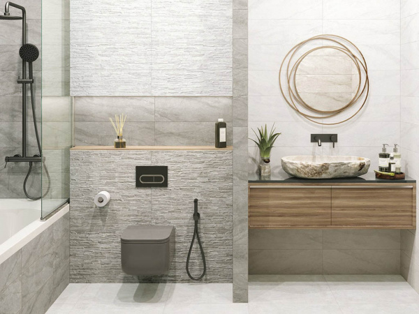 На фото Плитка ROCKO (Alma Ceramica)