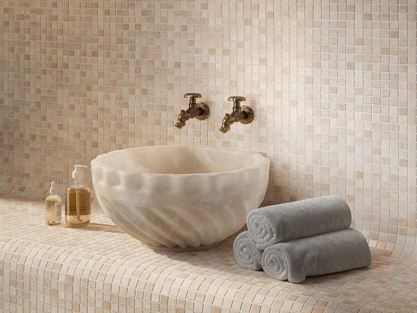 На фото Мозаика ТОСКАНА: РИАЛЬТО АНТИКА (Kerama Marazzi)