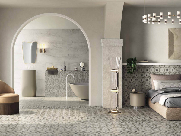 На фото Плитка ORANGERIE (Naxos Ceramica)