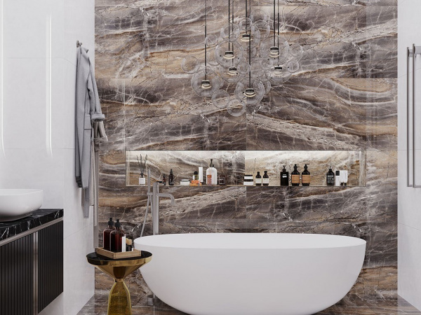 На фото Плитка ELECTRA BROWN (Laparet)