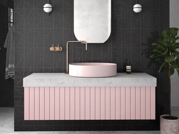 На фото Плитка CURVE (Equipe Ceramicas)