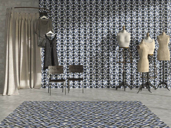 На фото Плитка FLEUR (APE Ceramica Carmen)